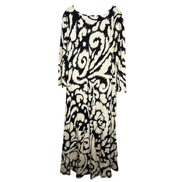 Anthropologie x The Wolf Gang Santa Elena Maxi XXL Slim Bell Sleeve Dress Linen - Picture 6 of 12